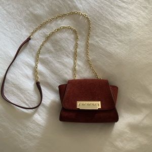 Zac Posen Mini Eartha Suede Bag